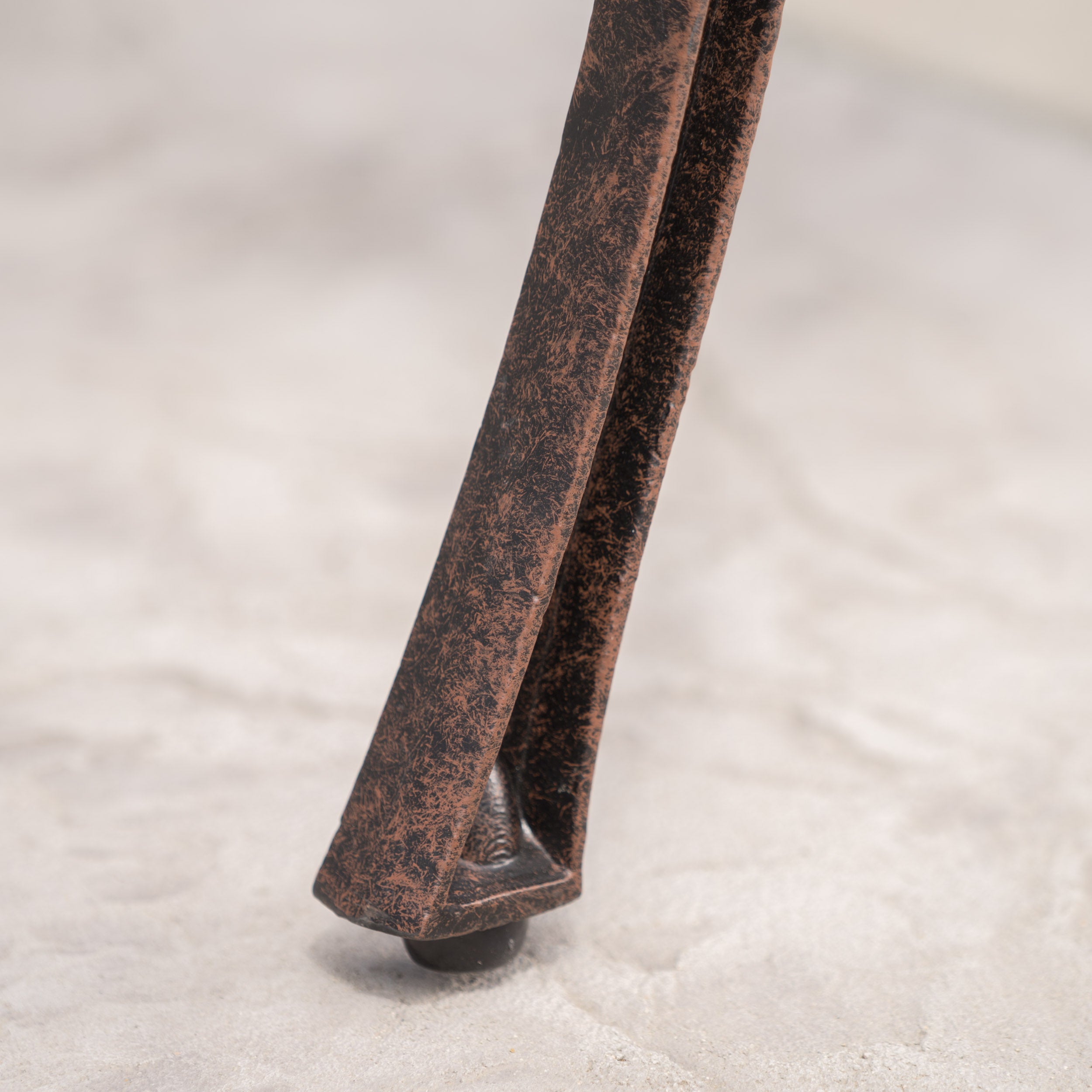 Louis Outdoor 3 Piece Bronze Finished Cast Aluminum Chat Set