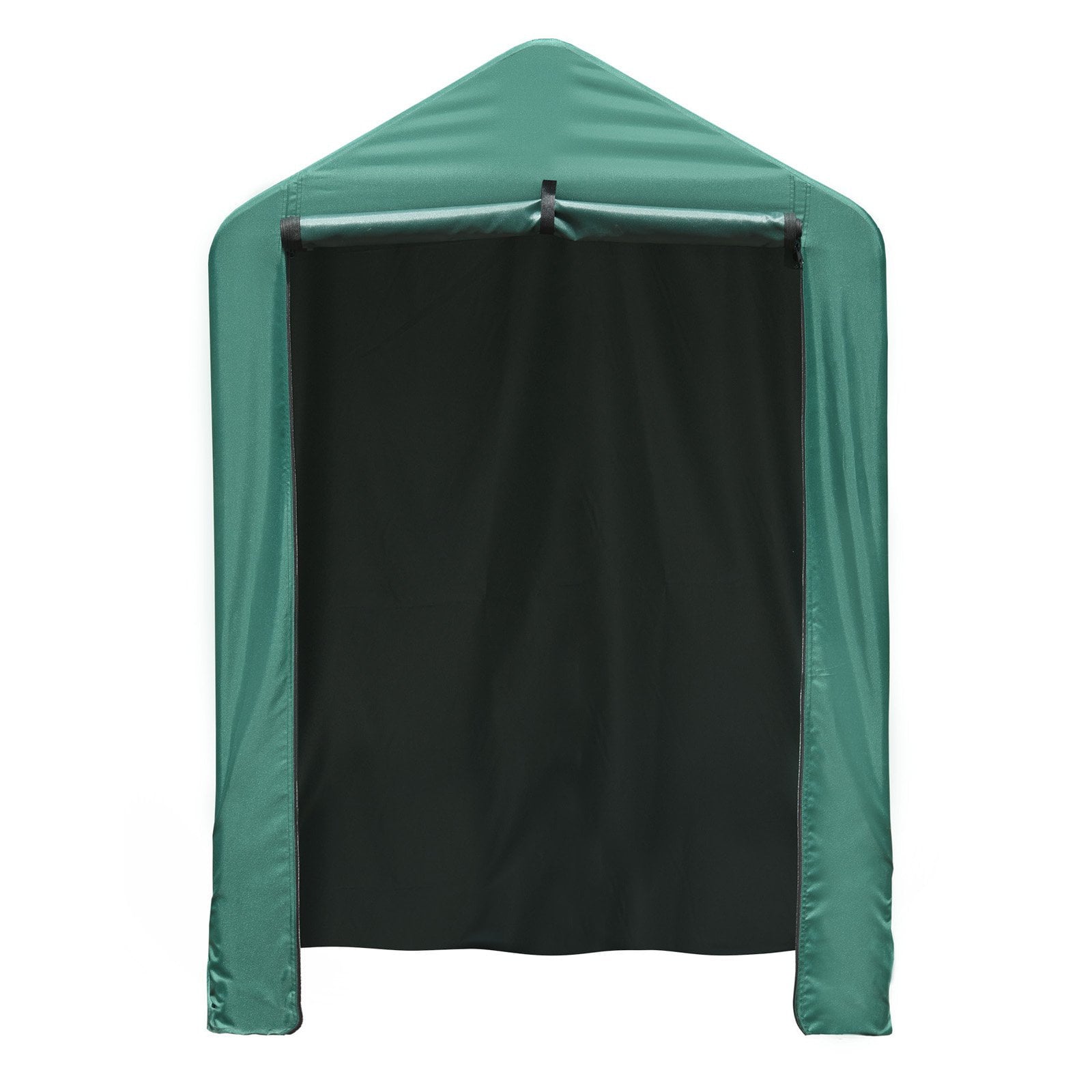 ShelterLogic 70388 4 x 4 x 6 in. Peak Garden Shed, Green