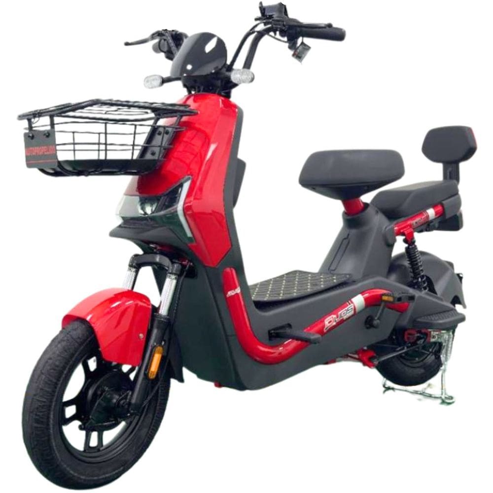 Bicicleta Scooter Elétrica 800W Alarme Cartão NFC Eko-7 Duos Vermelho