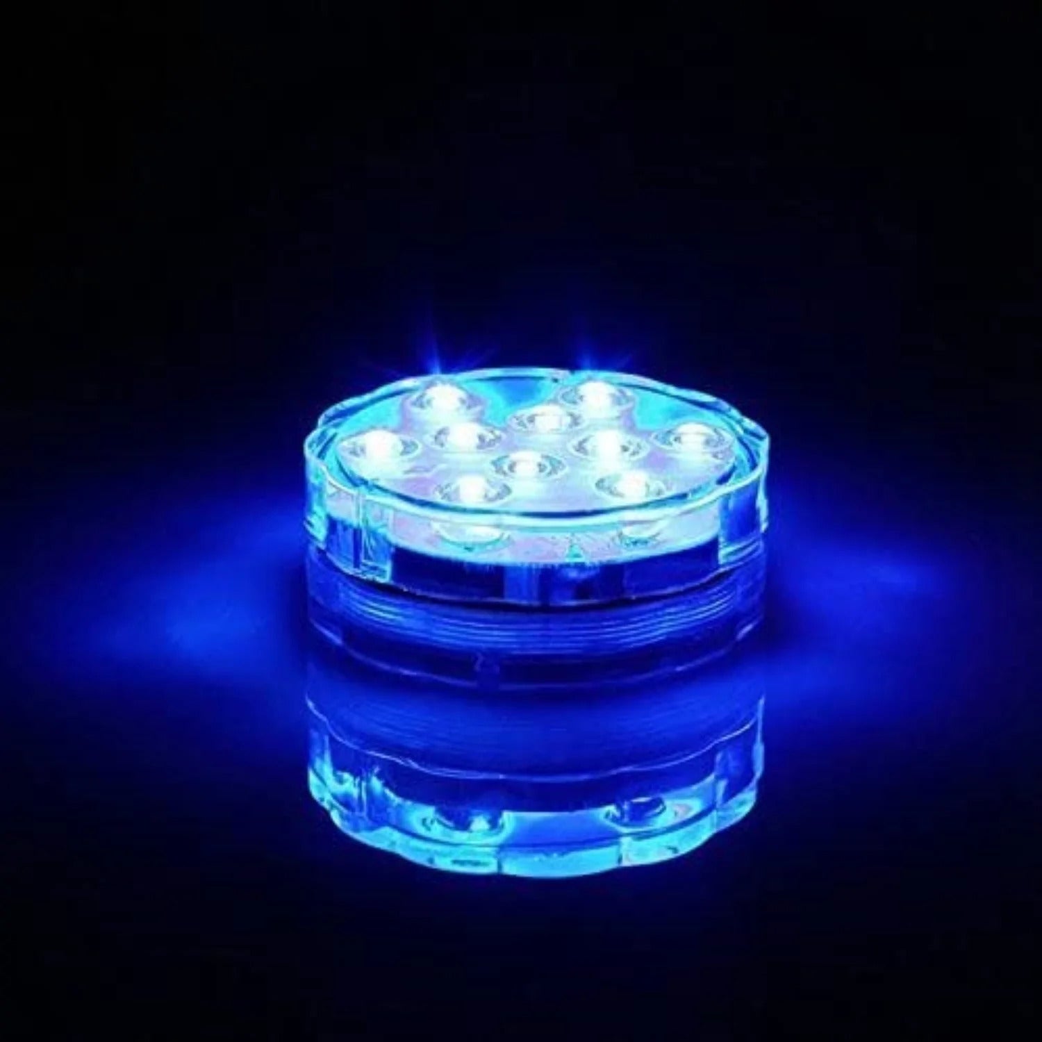 Discount Trends Submersible RGB LED Color Changing Waterproof Underwater Vase Tea Light Fish Tank Décor W/Remote New