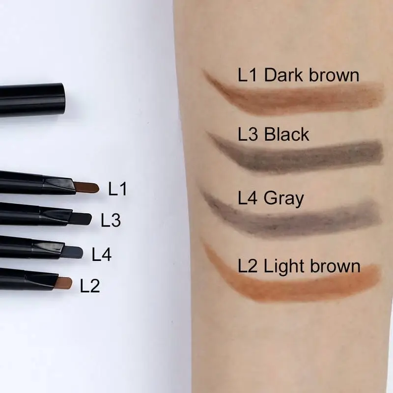 Hot Selling 4 Color Brow Slim Defining Eyebrow Pencil