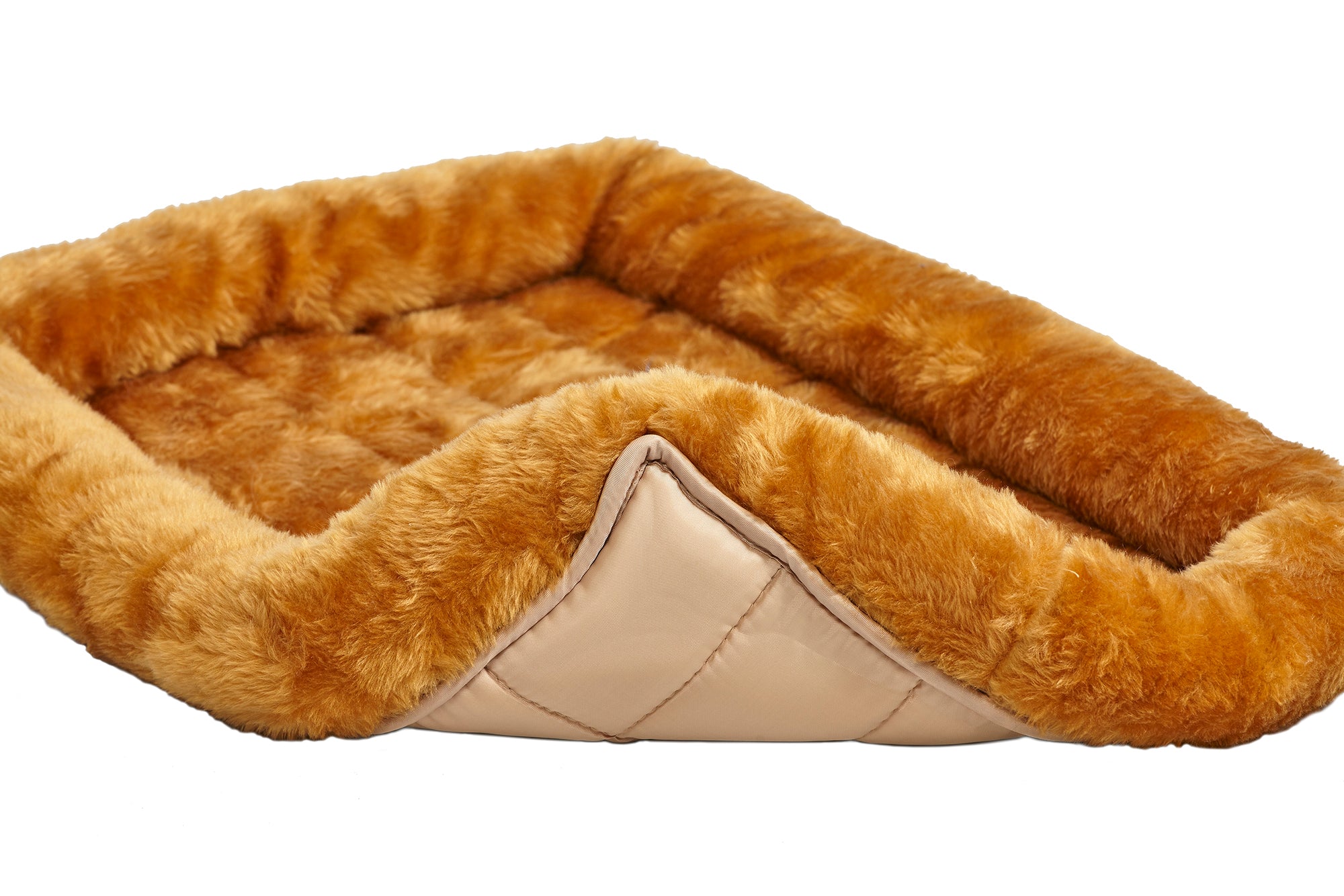 MidWest QuietTime Pet Bed and Dog Crate Mat， Cinnamon 36