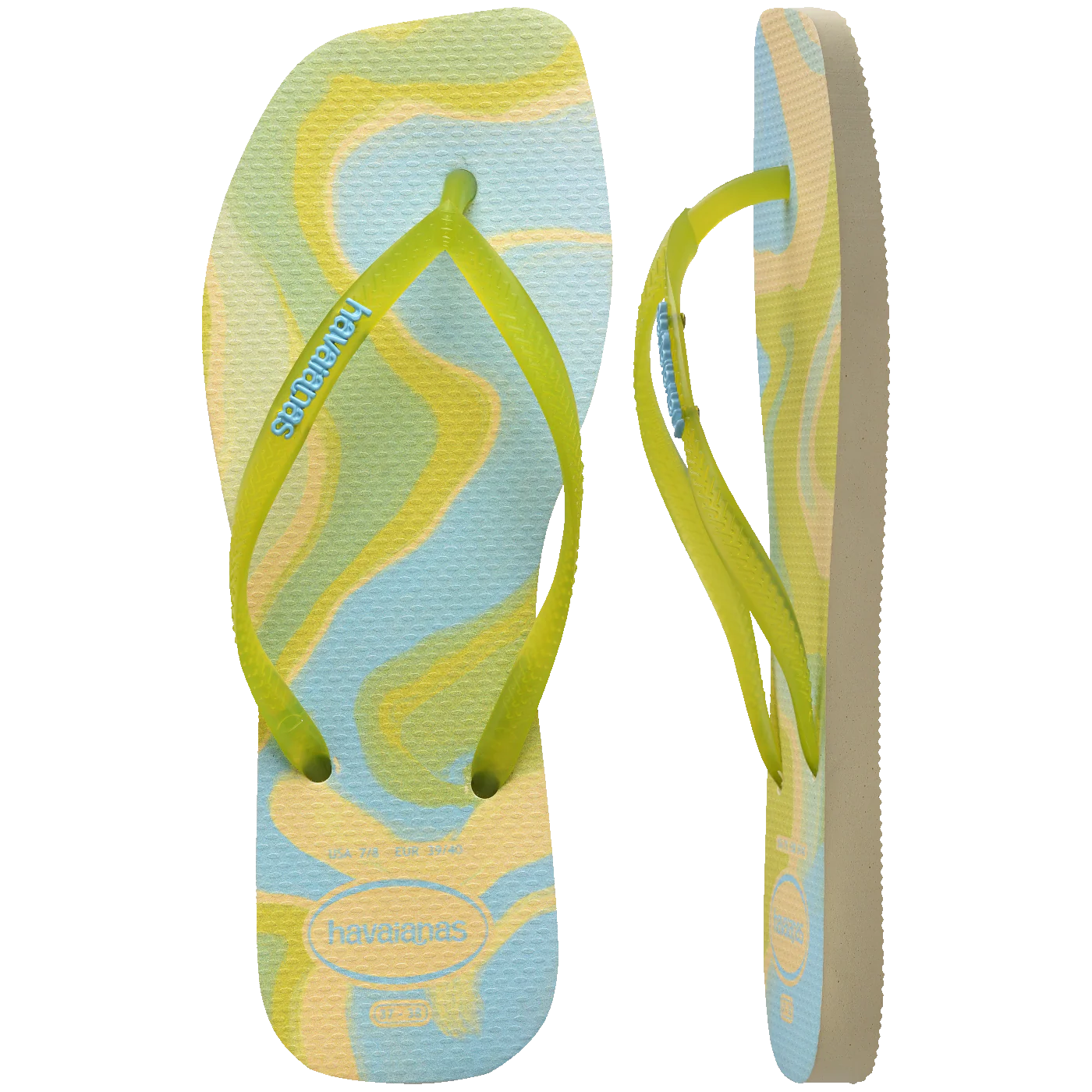 Chinelo Havaianas Slim Square Jelly