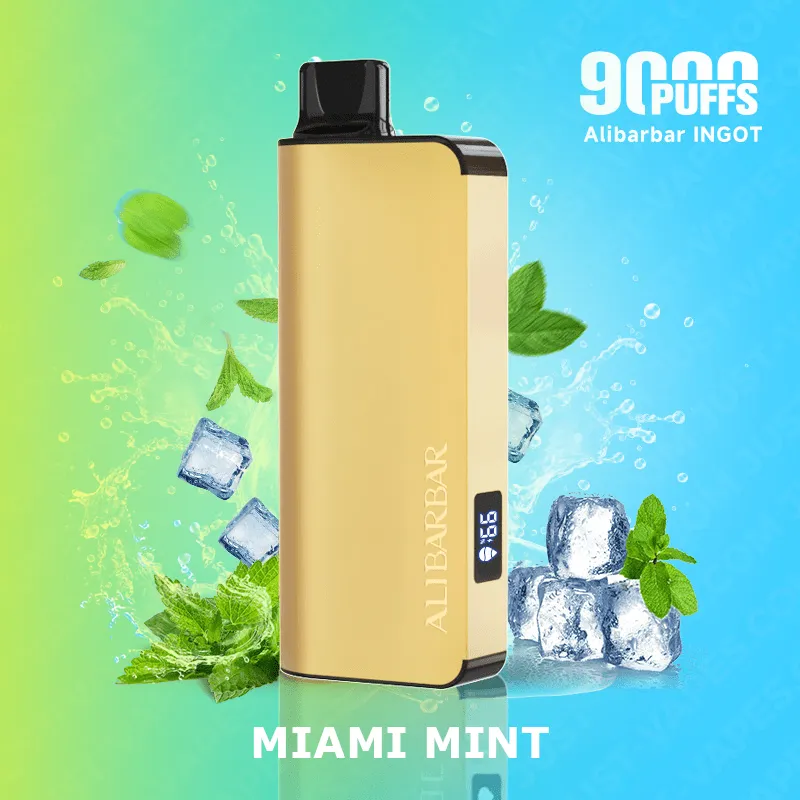 ALIBARBAR INGOT 9000 PUFFS-MIAMIMINT🌿❄️
