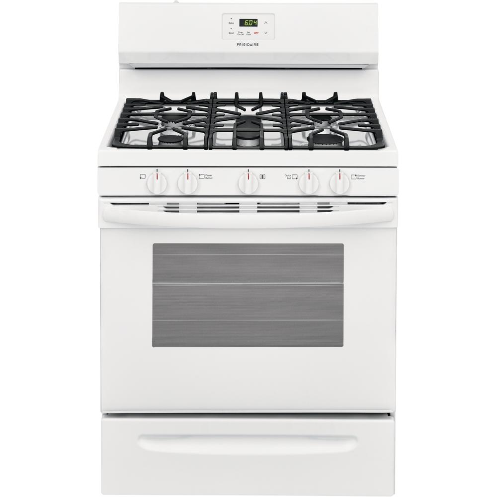 Frigidaire 30-inch Freestanding Gas Range with Even Baking Technology FCRG3052AW