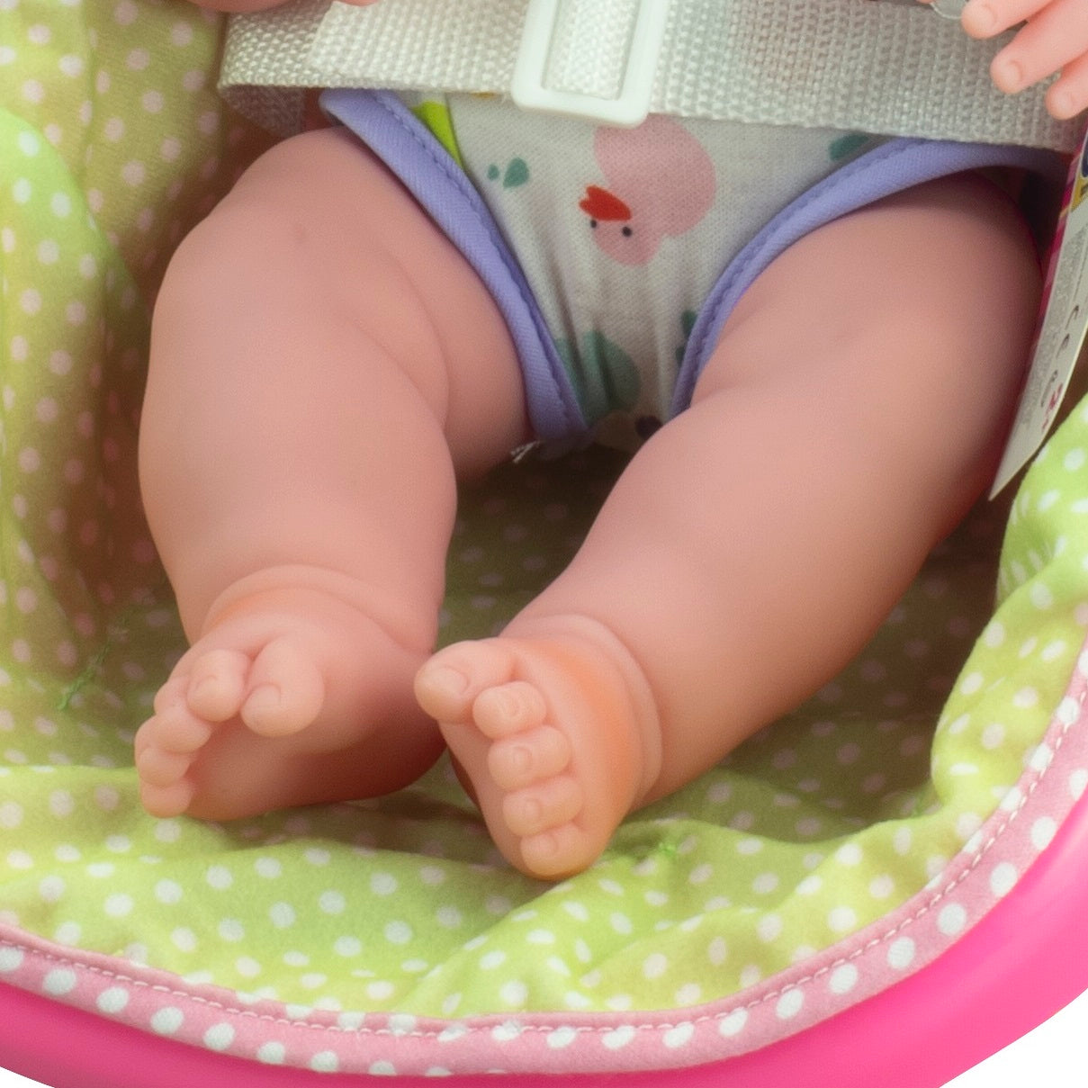 Lots to Love Babies 14" All-Vinyl Baby Doll in Multi-Position Carrier.