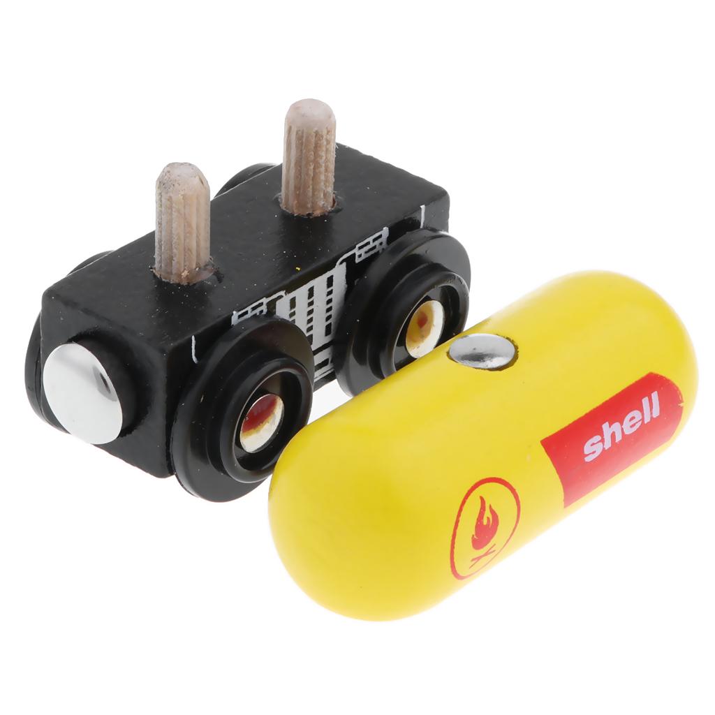 Children Wooden Train Set Track Toy Engines Carrages Accessories Railway