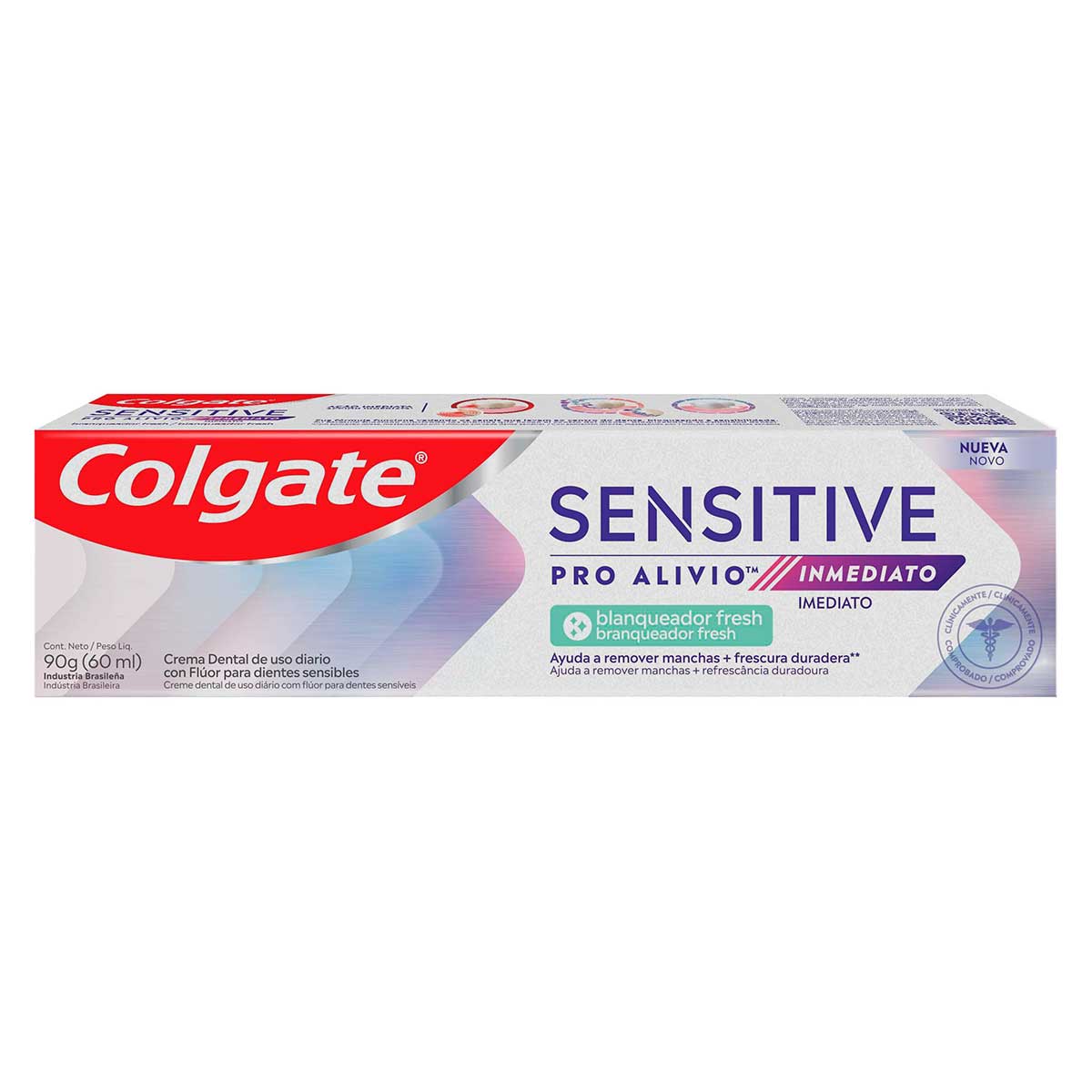 Creme Dental Para Sensibilidade Colgate Sensitive Pro-Alivio Imediato Branqueador Fresh 90g