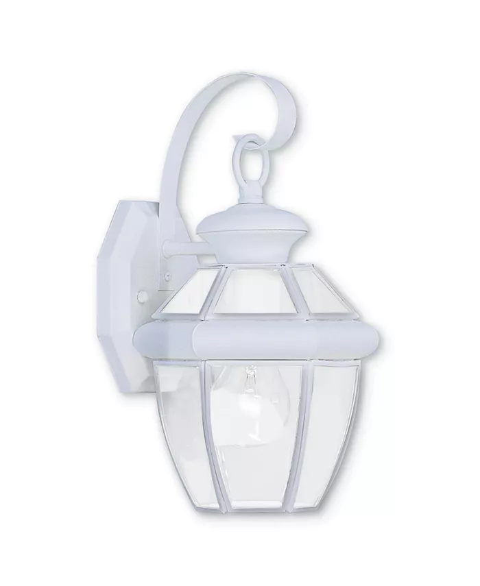 Livex Monterey 1-Light Outdoor White Wall Lantern