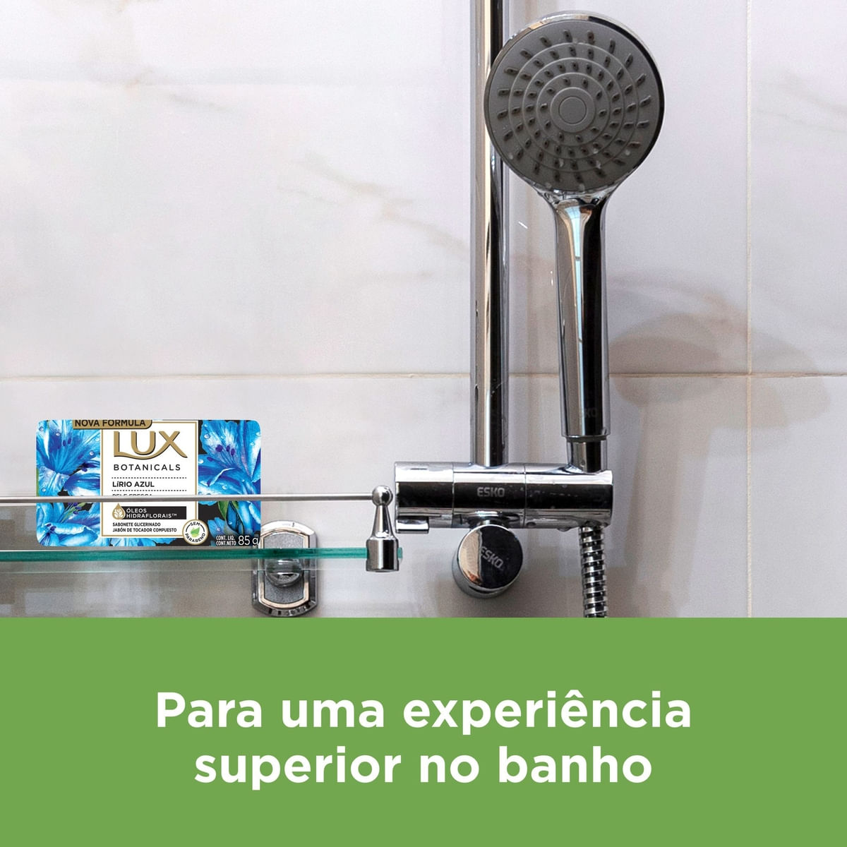 Sabonete em Barra Corporal Lux Botanicals Lirio Azul 85g