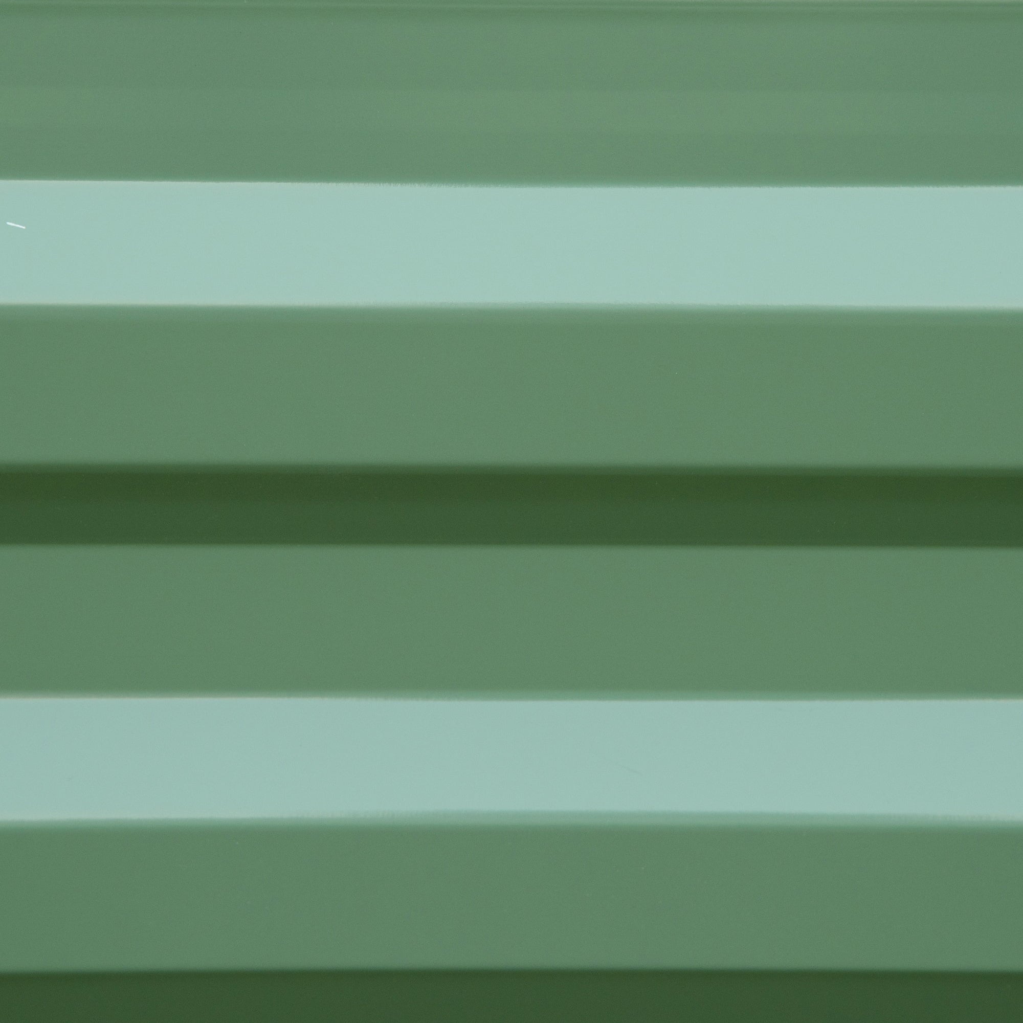 Outsunny Set of 2 Raised Garden Bed Galvanized Planter Box Easy Setup, Green