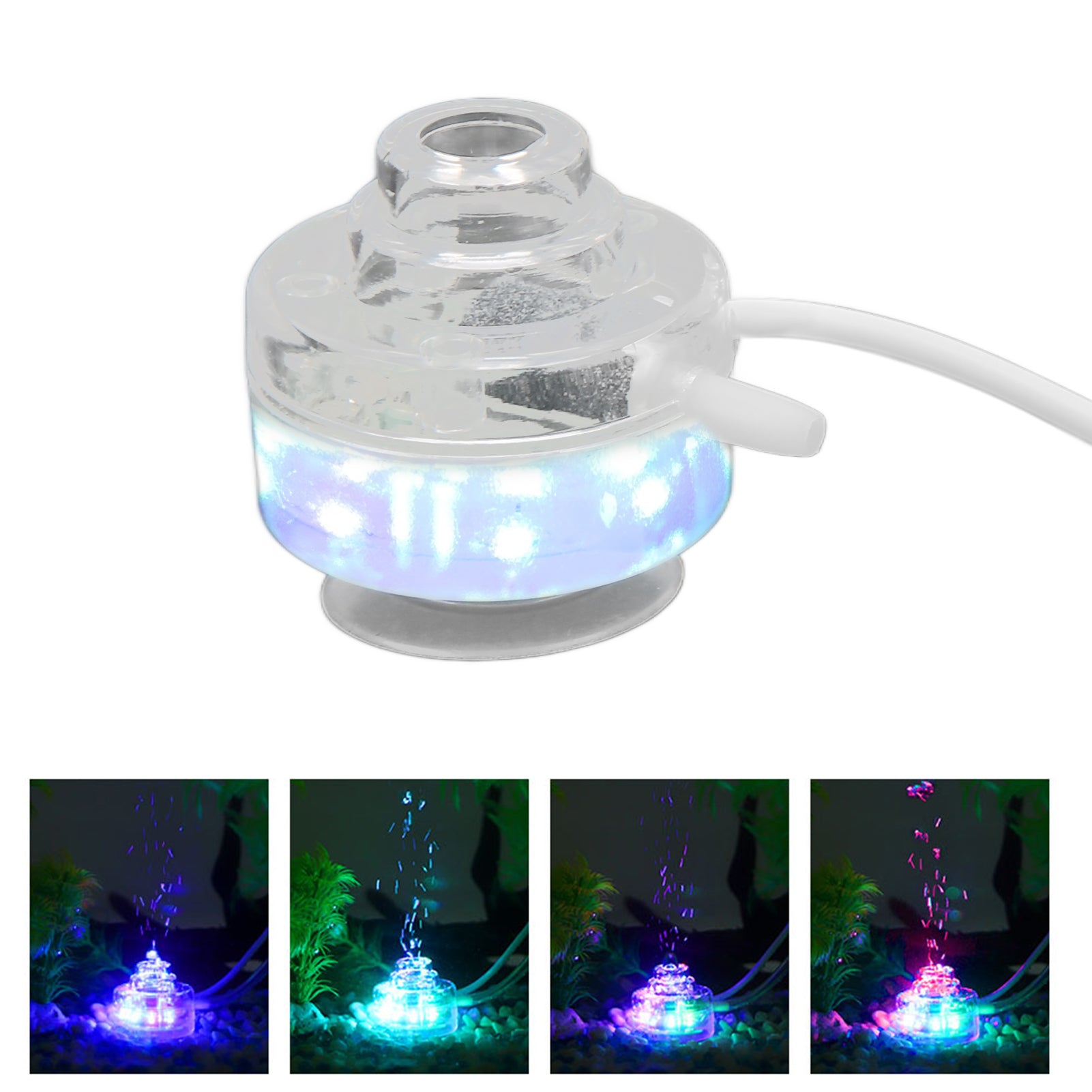 Mini Bubble Light， Waterproof Energy Saving Submersible LED Pool Lights  For Fountain For Aquariums For Fish