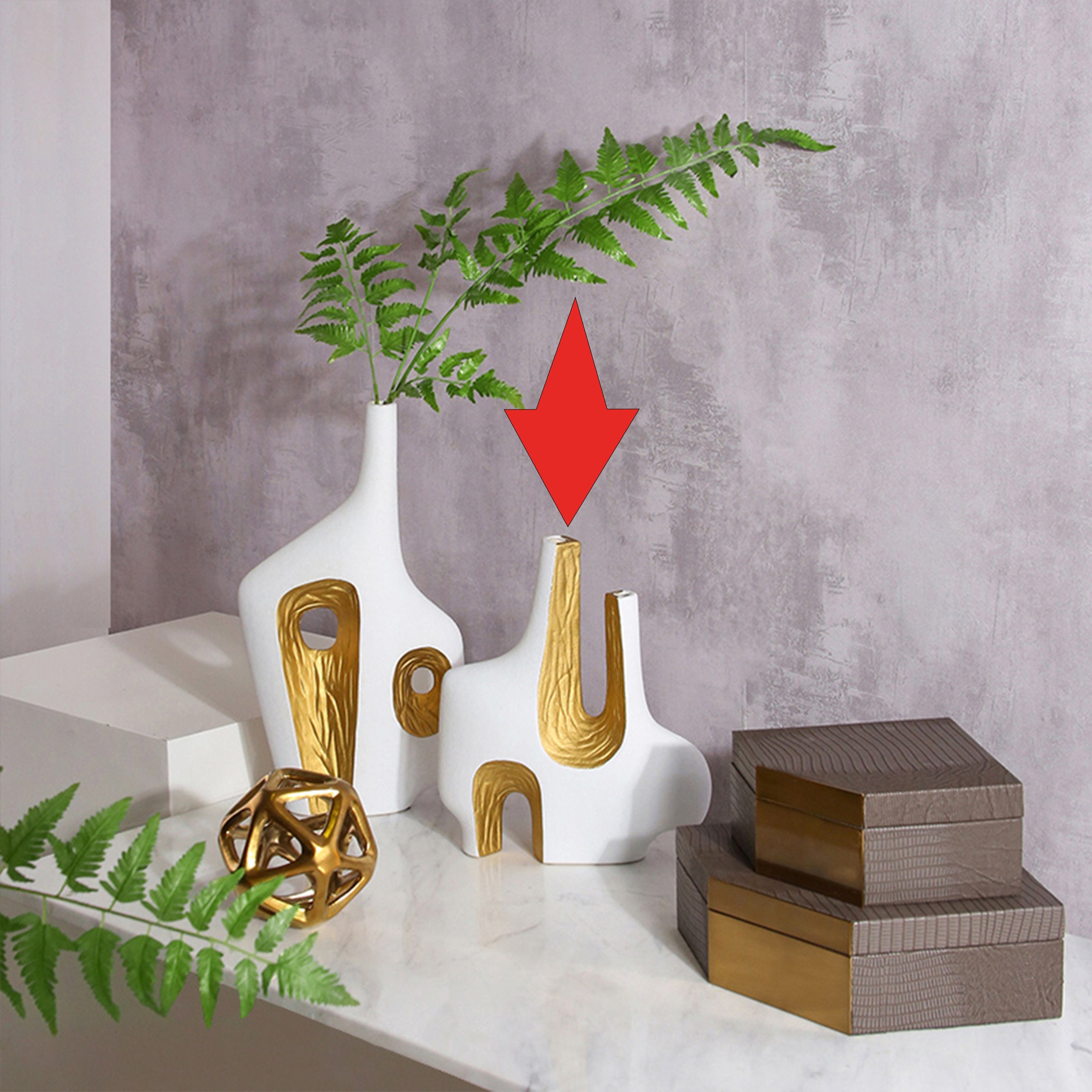 Notch Vase-B Fa-D2113B