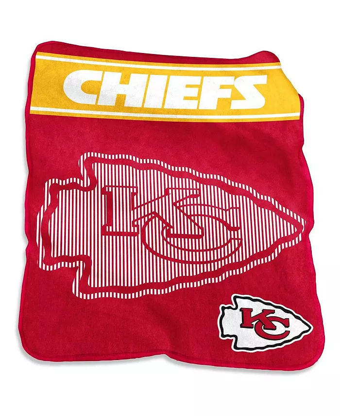 Logo Brands Kansas City Chiefs 60'' x 80'' XL Raschel Plush Throw Blanket