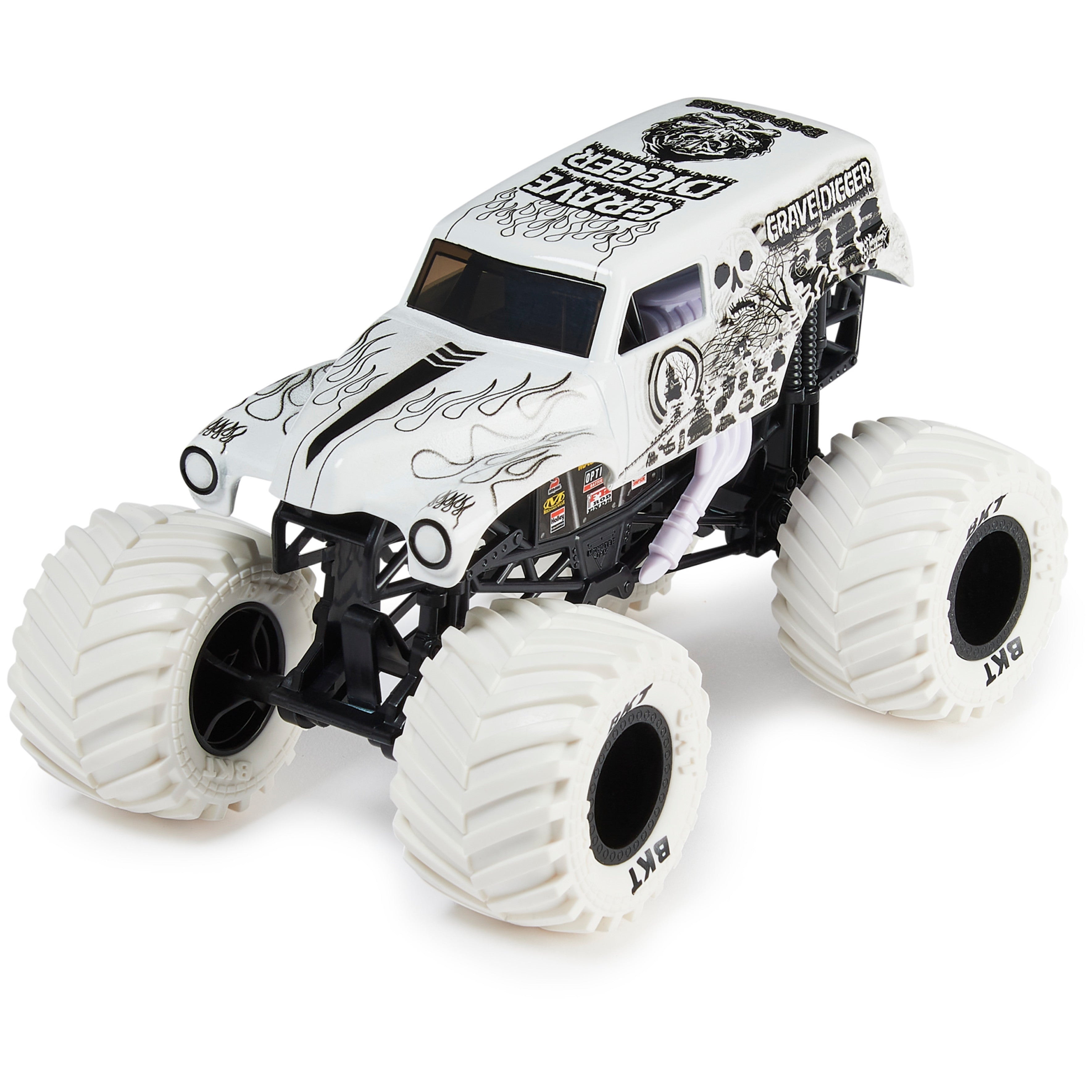 Monster Jam， Official Grave Digger Monster Truck， Collector Die-Cast Vehicle， 1:24 Scale