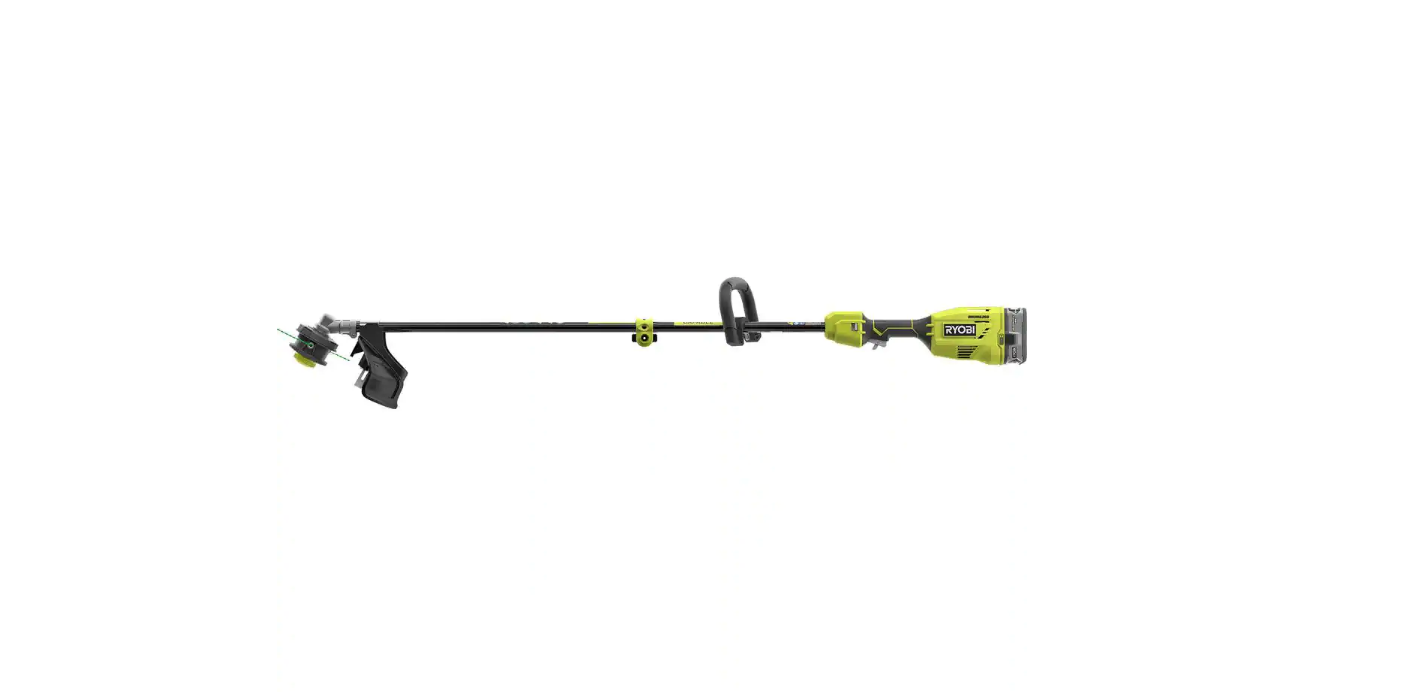 RYOBI P20110 ONE+ 18V Brushless 15 in. Cordless Attachment Capable String Trimmer with 4.0 Ah Battery and Charger