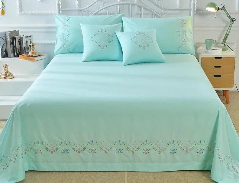 Jogo de Cama Flor de Majestade™ 3 Peças em Algodão / Sofisticação & Conforto para Seu Quarto!