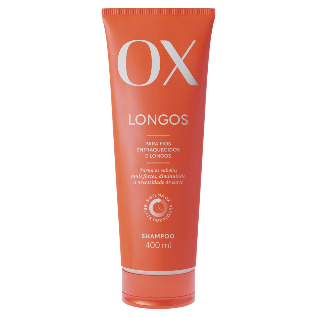 Shampoo OX Cosmeticos Longos Bisnaga 400ml