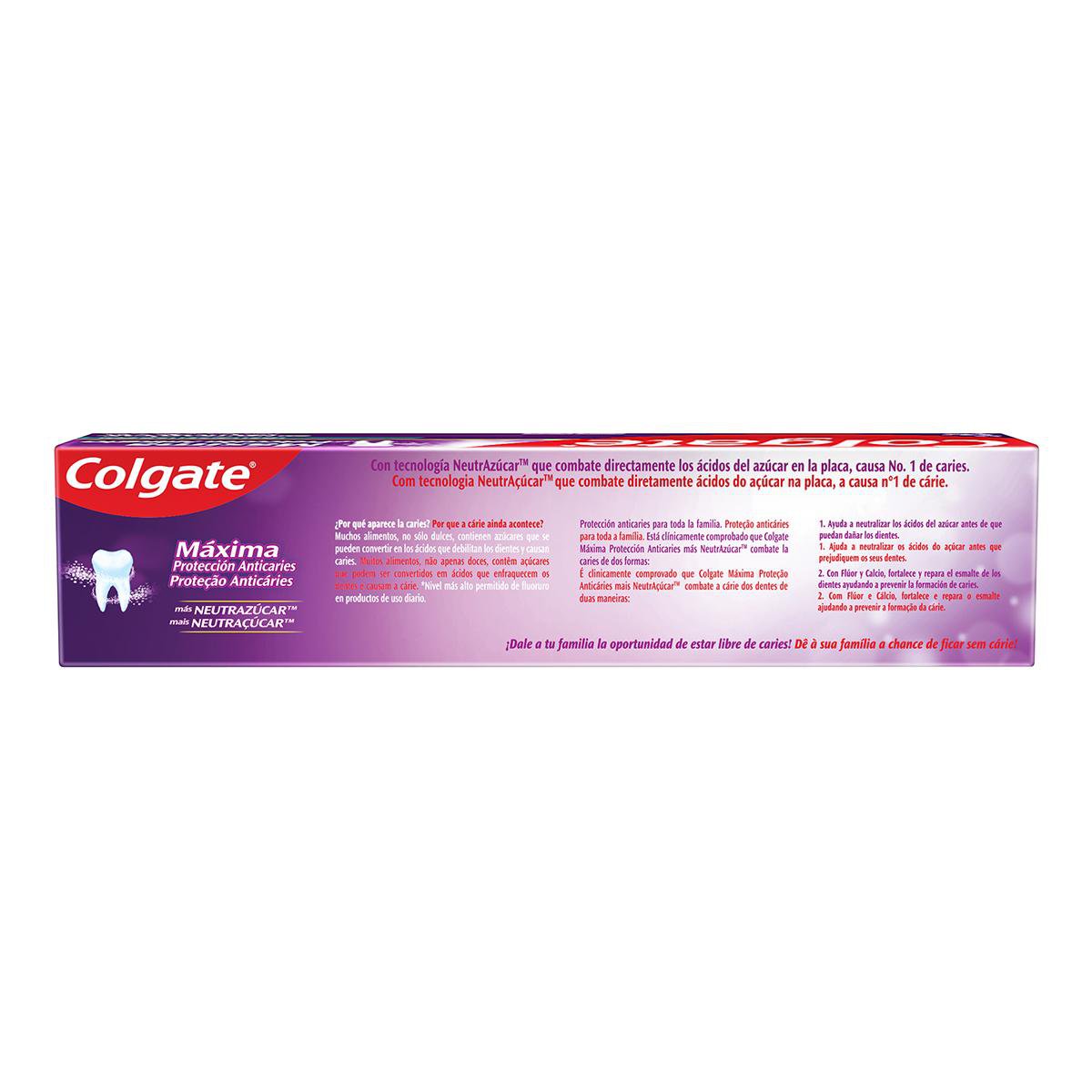 Creme Dental Colgate Maxima Protecao Anticaries Neutracucar Menta Refrescante 70g