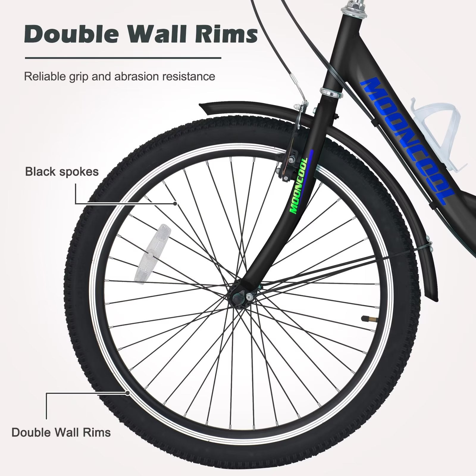 Lilypelle 24/26 inch Adult Tricycle for Women Men Seniors 7-Speed Three Wheel Cruiser Bike Trike with Large Basket， Low Step Through Frame，Exercise Shopping Tricycle Adult (FoldableandNon-foldable)