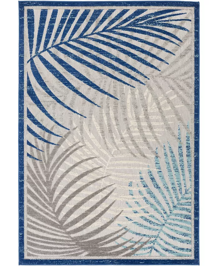 Abbie Allie Rugs Doyle DYL-2312 Navy 2' x 3' Outdoor Area Rug