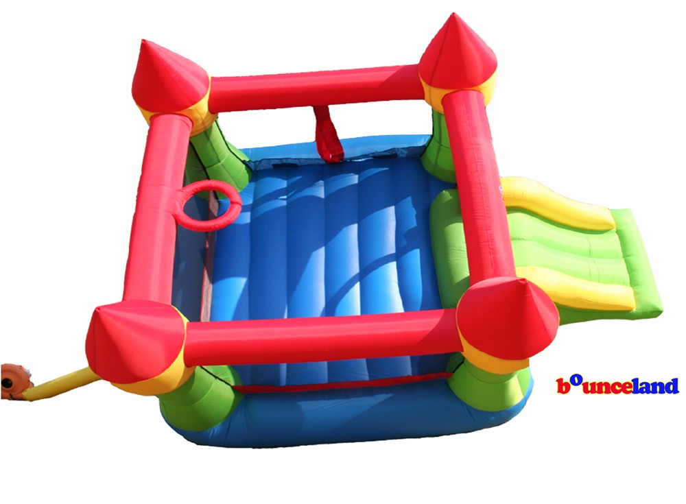 Bounceland Bounce House Castle Bounce N' Slide with Hoop