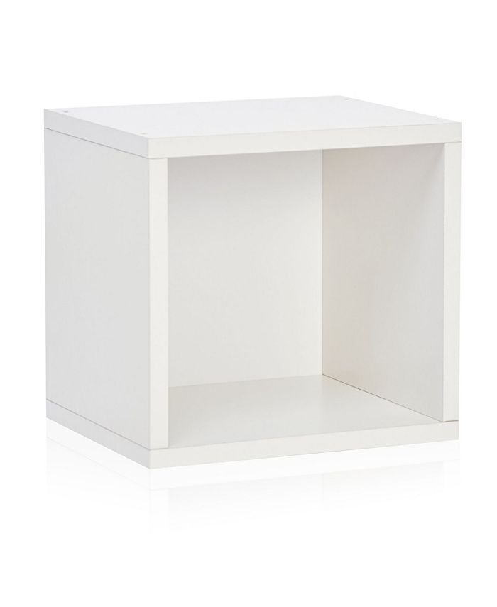 Way Basics Eco Stackable Connect Open Storage Cube and Cubby Organizer