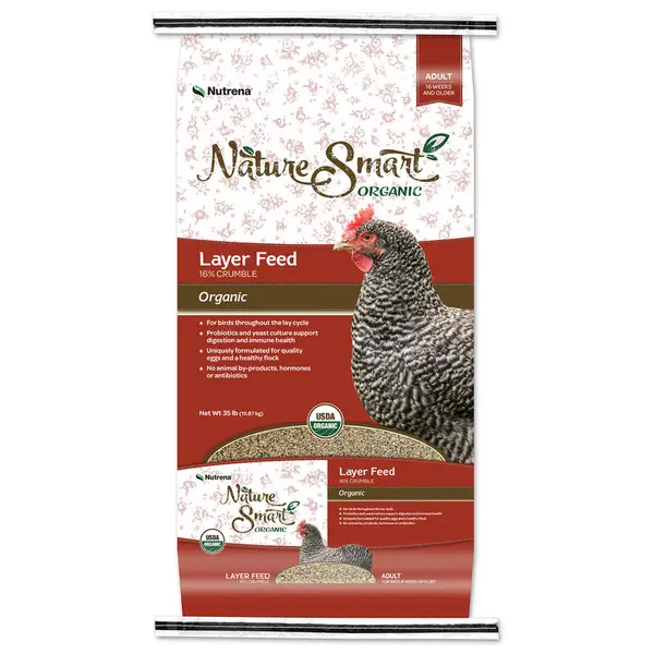 Nutrena Nature Smart 35 lb Organic Adult Chicken Layer Crumbles