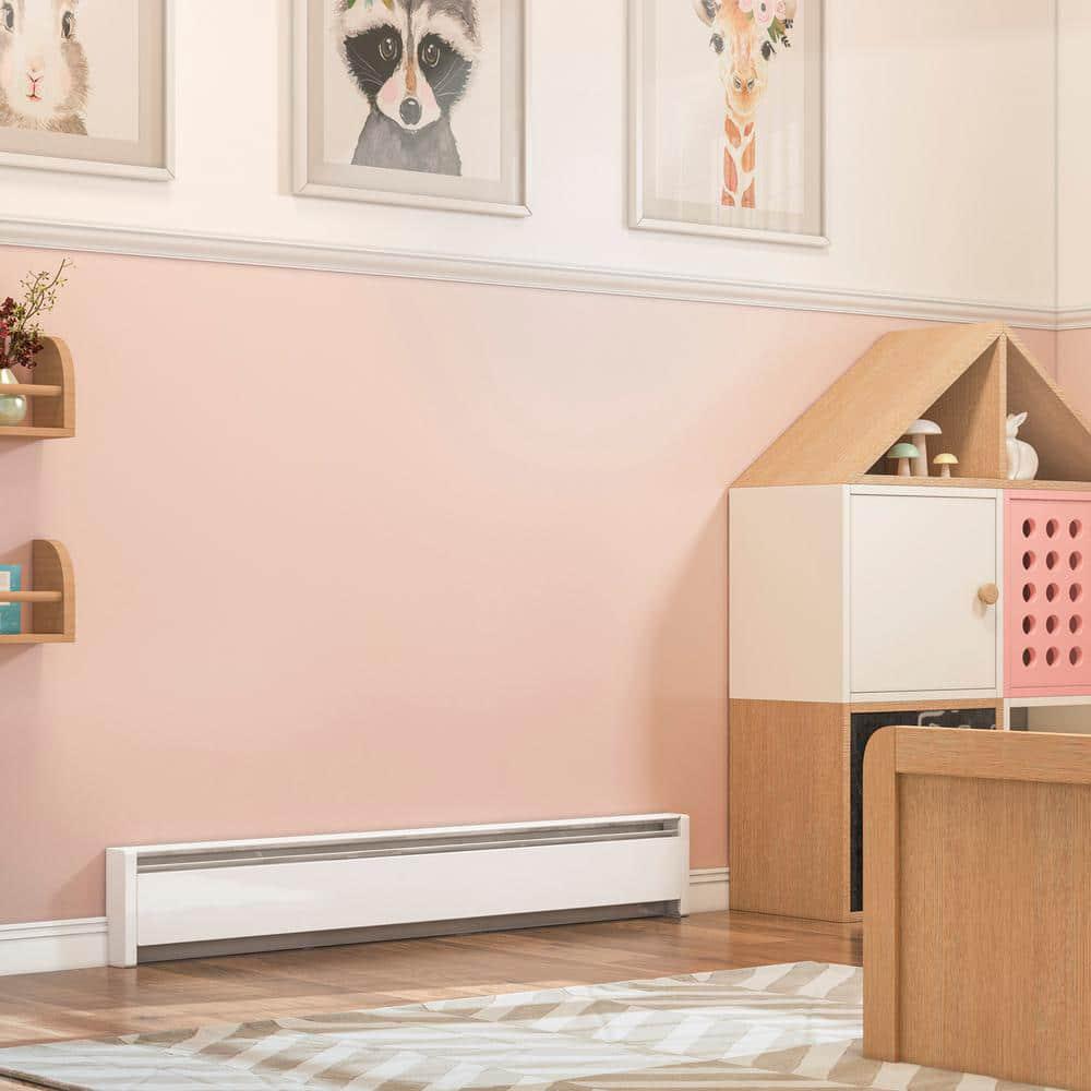 Cadet 71 in 240208volt 1250937watt SoftHeat Hydronic Electric Baseboard Heater in White