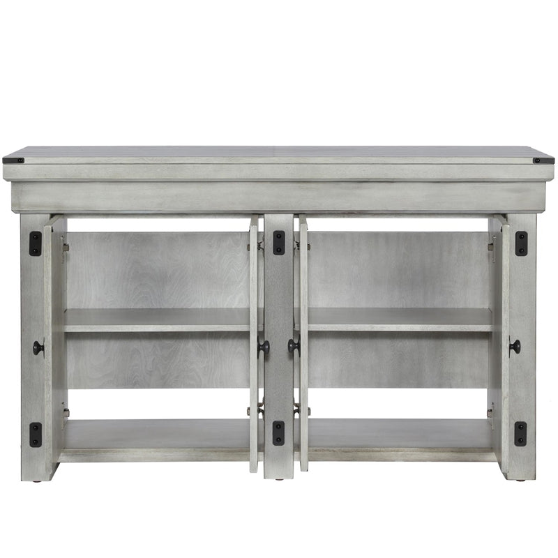 Bowery Hill 55 Gallon Aquarium Stand in Rustic White