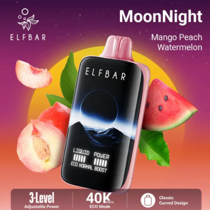 🌙 ELFBAR Moon Night 40K – 40,000-Puff Disposable E-Cigarette for Intense Nighttime Enjoyment