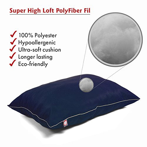 Majestic Pet Super Value Machine Washable Pet Dog Bed， Medium， Blue