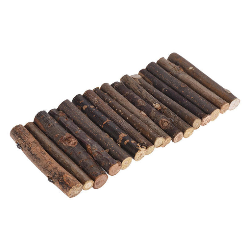 Hamster Ladder Wooden Pet Bridge Toy Hamster Guinea Pig Parrot Fence