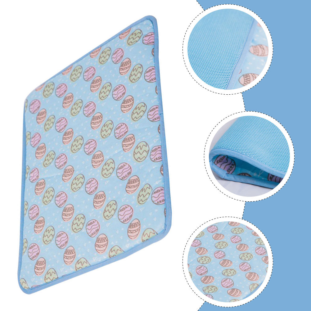 Frcolor Cooling Dog Mat Pet Pad Summer Mats Sleeping Pads Cushion Rest Doghouse Blanket Rabbit Kennel Bed Self