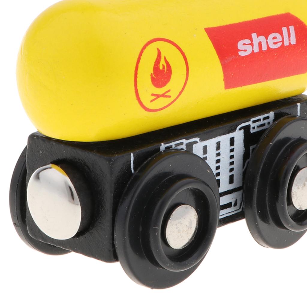 Children Wooden Train Set Track Toy Engines Carrages Accessories Railway