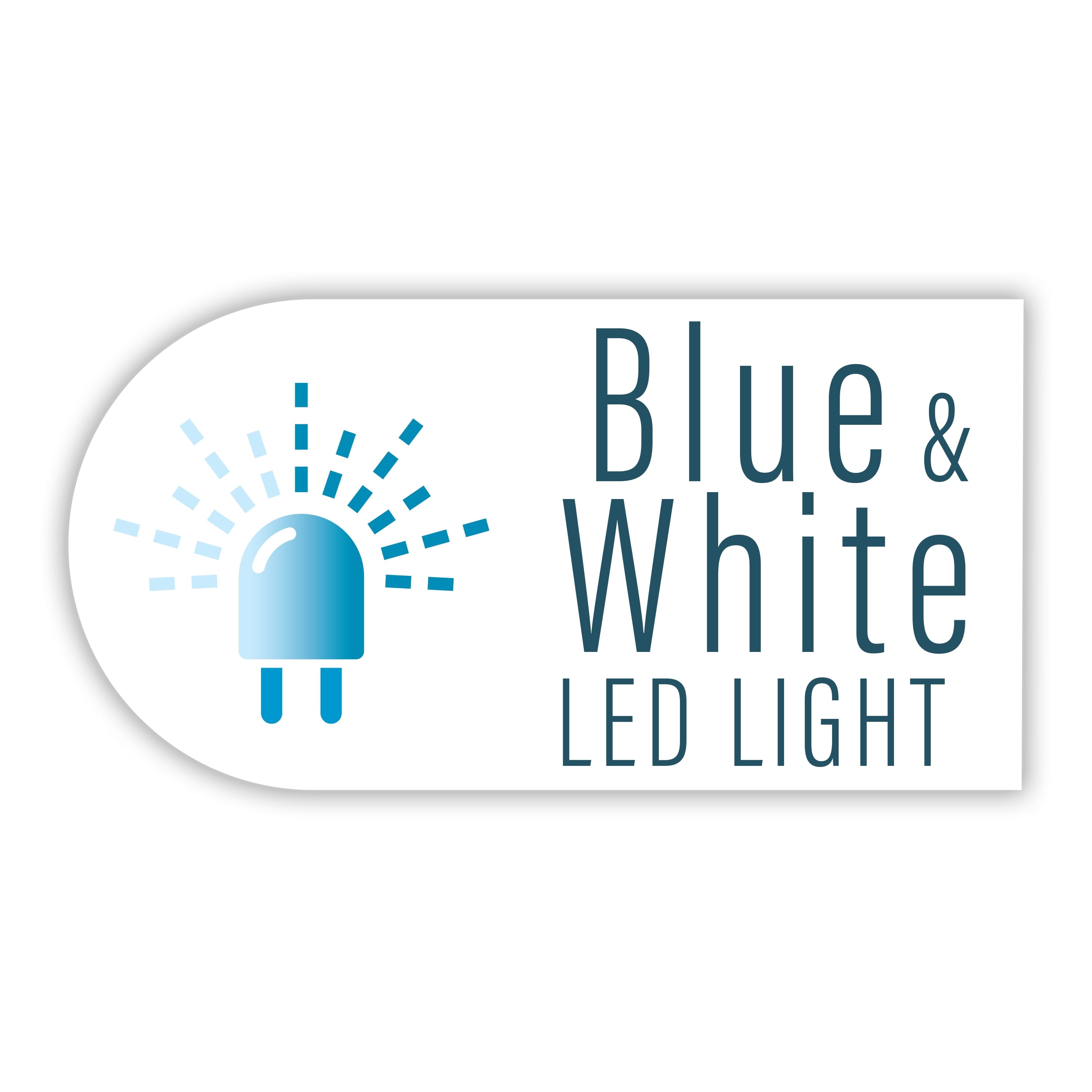 GloFish LED Light 10 Gallons， Blue and White LED Lights， for Aquariums up to 10 Gallons