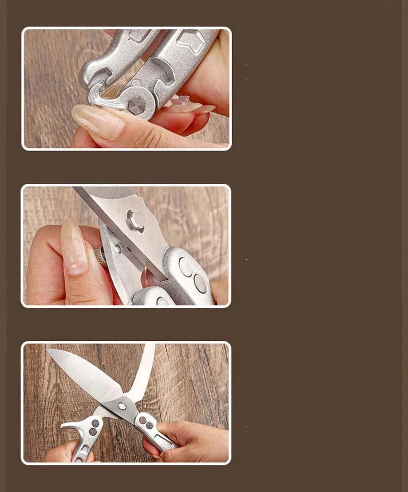 Tesoura Shark MultiCorte Cutelaria de Alto Padrão™ / Imponência, Precisão e Facilidade na Cozinha!