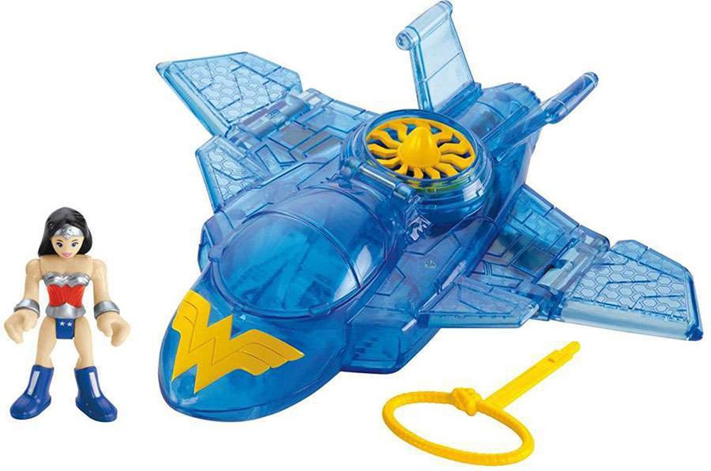 DC Super Friends Imaginext Wonder Woman and Invisible Jet Figure Set