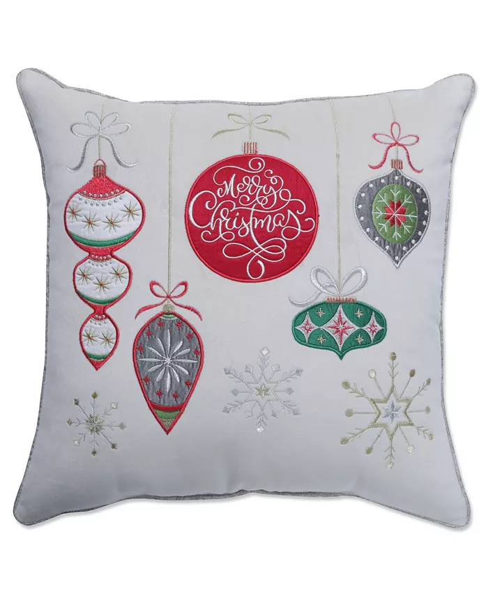 Pillow Perfect Velvet Ornaments Decorative Pillow， 17