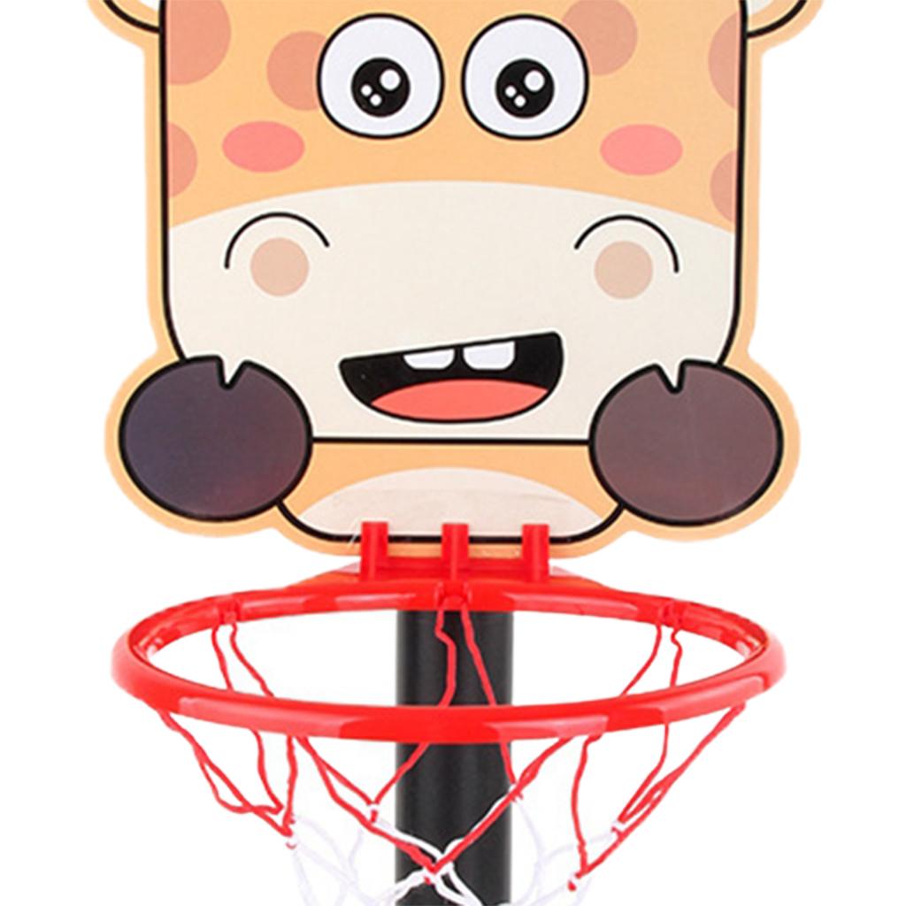 Adjustable Basketball Hoop Stand Sports Boys And Girls ， Deer， Max Height: 45.47inch