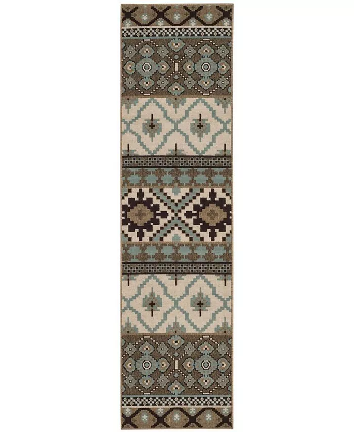 Safavieh Veranda Creme and Brown 2'3