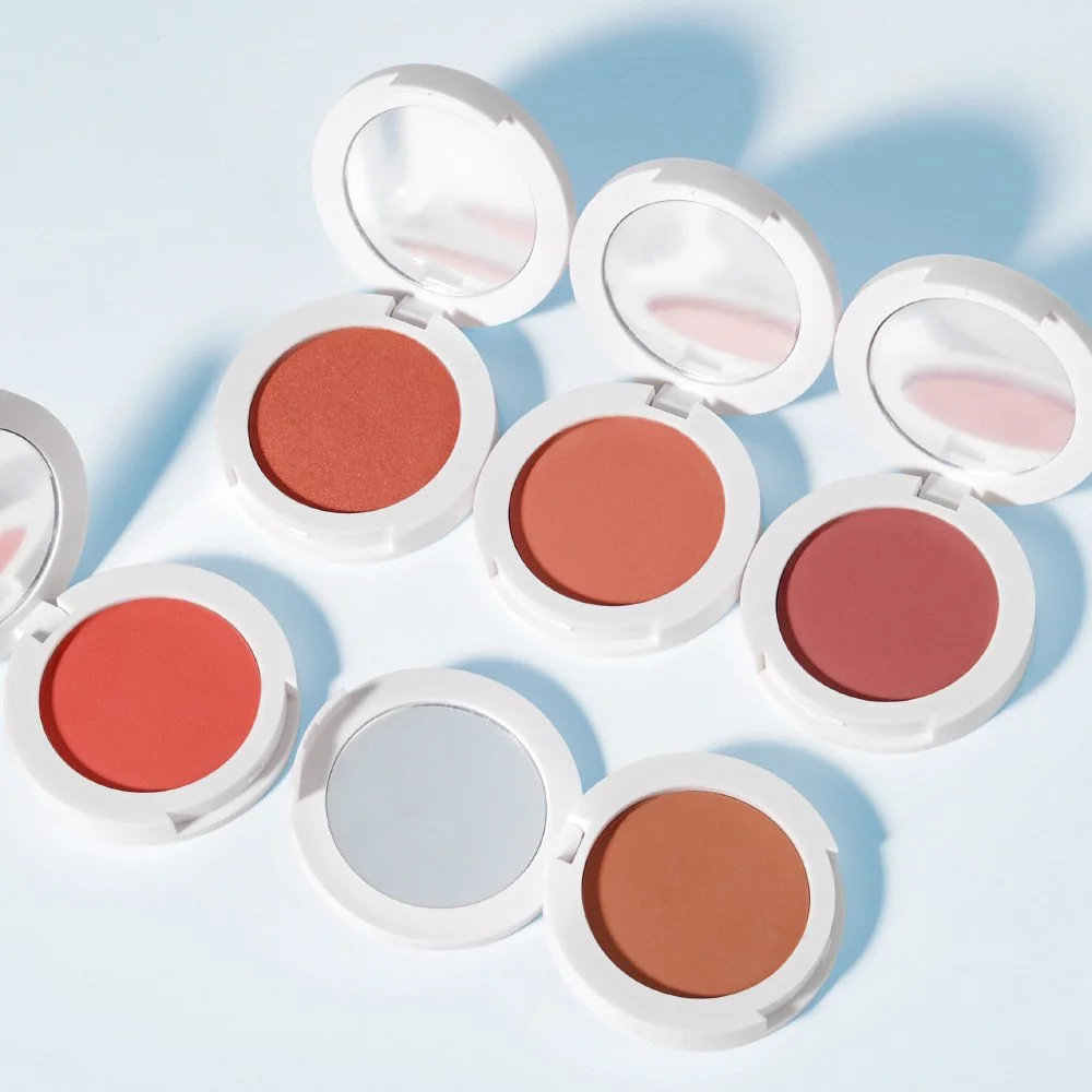 High Pigment Pressed Single Color Face Blush Palette Makeup Blush Powder