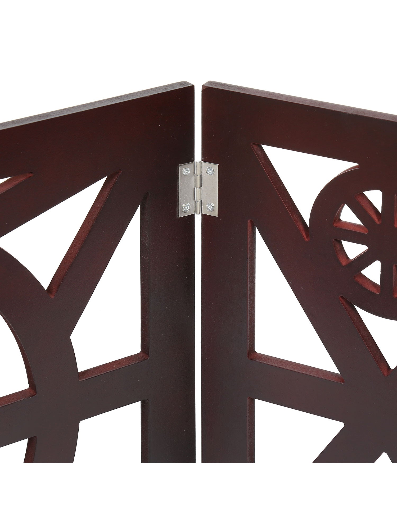 Etna 3 Panel Pet Gate - Trifold Wagon Wheel Dog Gate for Stairs - 48
