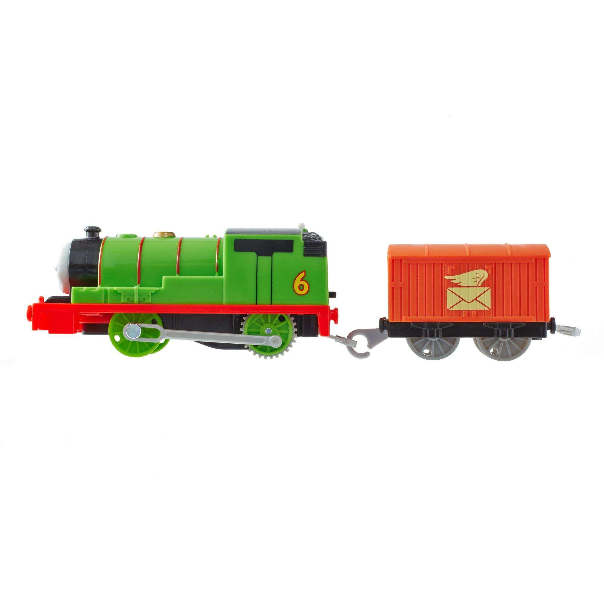 Thomas and Friends Trackmaster Motorized Percy Train Engine With Cargo