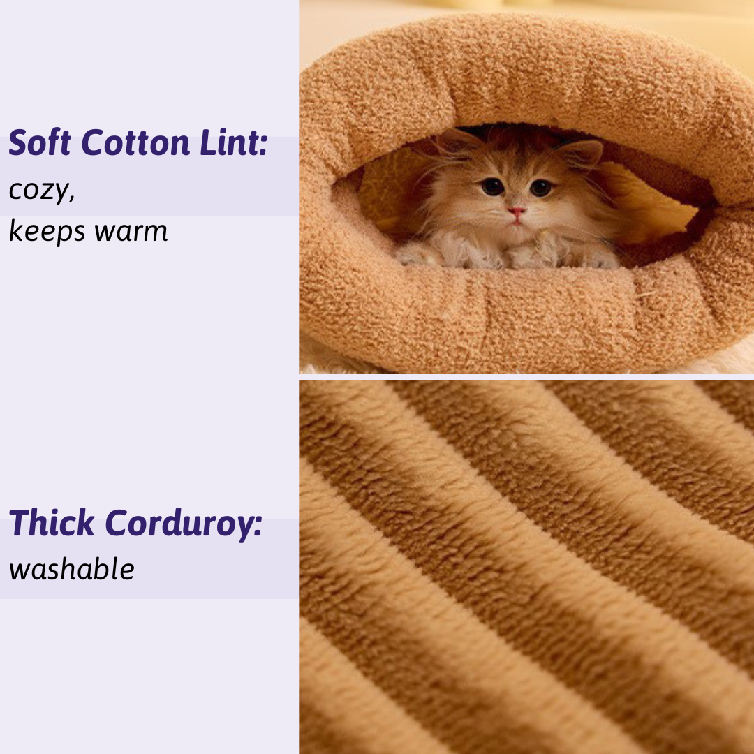 Cat Sleeping Bag | Plush CozySnug Bag – Warm & Secure Rest
