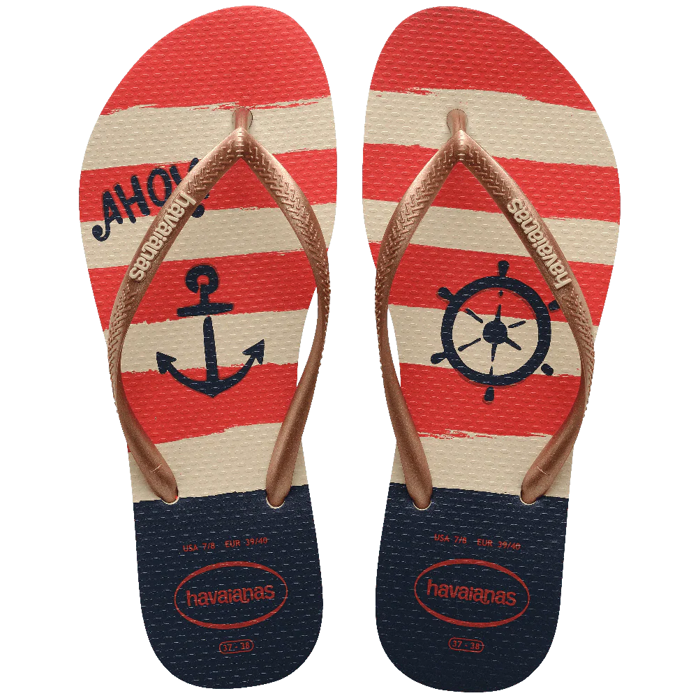 Chinelo Havaianas Slim Nautical