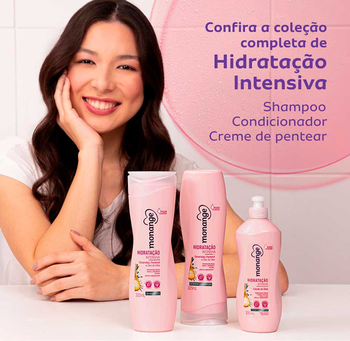 Shampoo Monange Hidrata Com Poder 325ml