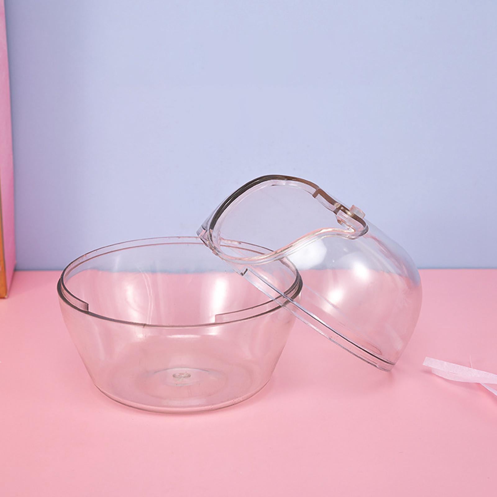 Clear Hamster Cage Nest Bed Easy Cleaning Hamster House for Syrian Hamsters Small