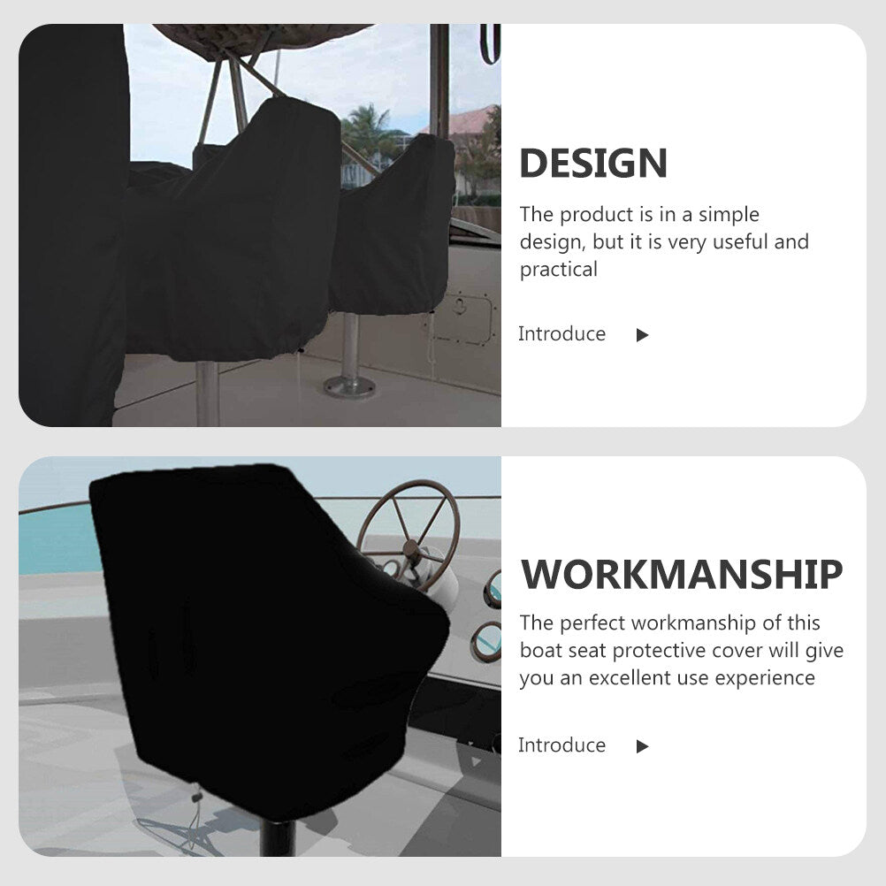 Yacht Seat Cover Captains Chair Cover Boat Seat Protector Outdoor Boat Seat Cover