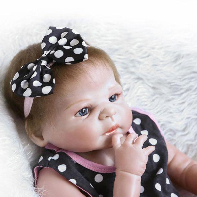 Ktaxon 23" Newborn Handmade Reborn Baby Doll Full Body Silicone Vinyl Girl